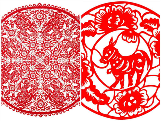 Chinese traditional papercuts samples