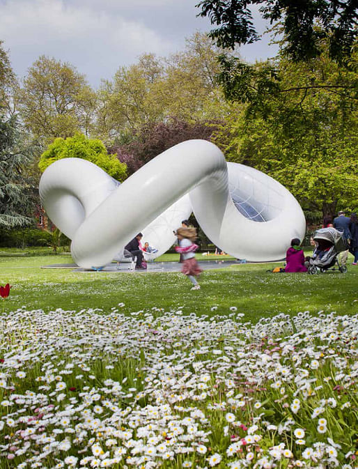 Peace Pavilion by Atelier Zündel Cristea at Bethnal Green, Museum Gardens, London (Photo: Sergio Grazia)