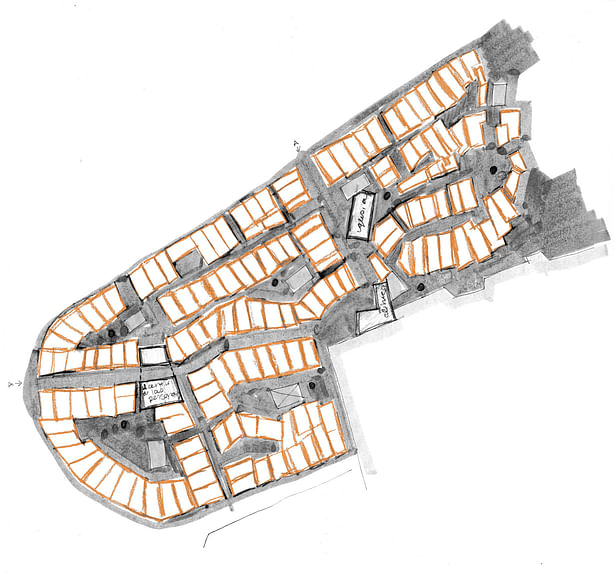 Revised Site Plan of the Barrio