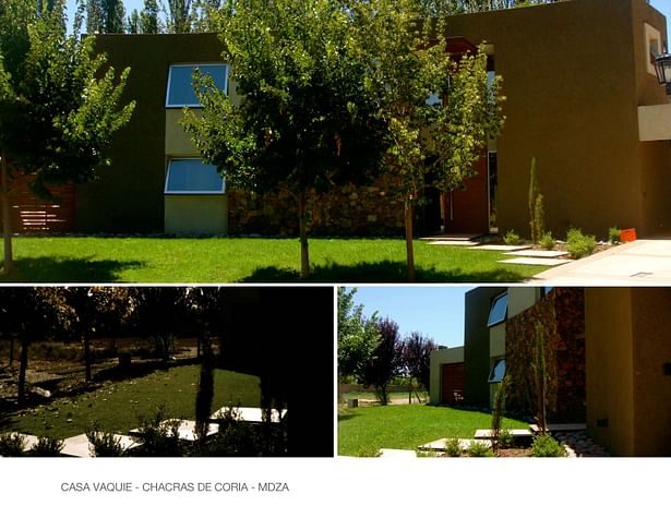 Landscape and exterior design in Chacras de Coria.