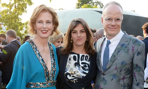 Left to right: Julia Peyton-Jones, the artist Tracey Emin and Hans-Ulrich Obrist at the Serpentine gallery. Photograph: David M. Benett/Getty Images for The Serpentine. Image via theguardian.com