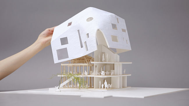 Clover House, model. Image courtesy of MAD.