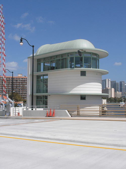 View of the built Control House