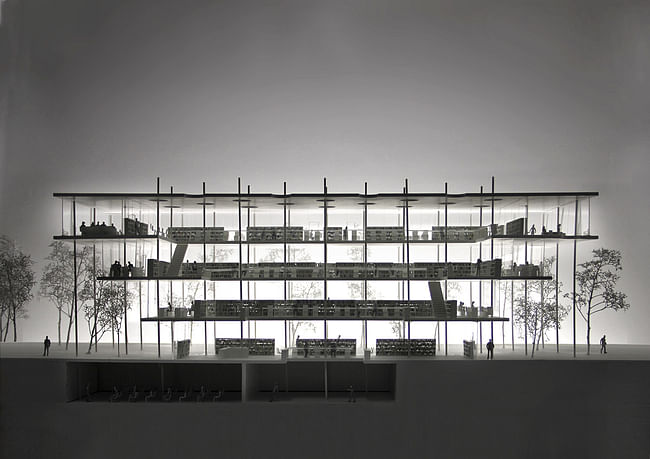 Model, section (Image: jaja architects)