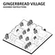 Gingerbread Village drawings by Robert Christo. Image © Robert Christo. 