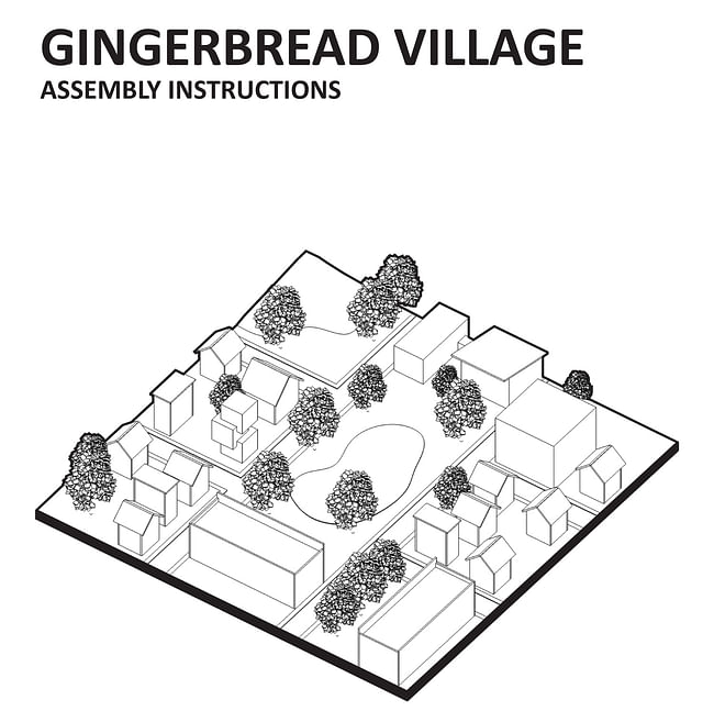 Gingerbread Village drawings by Robert Christo. Image © Robert Christo. 