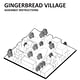 Gingerbread Village drawings by Robert Christo. Image © Robert Christo. 