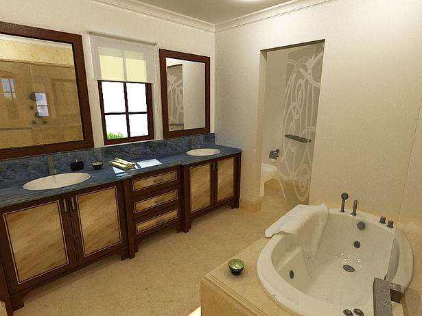 Master Bathroom ( 3D Studio )