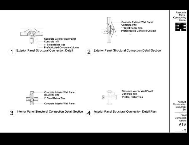 As-built Construction Document Set- Panel Details