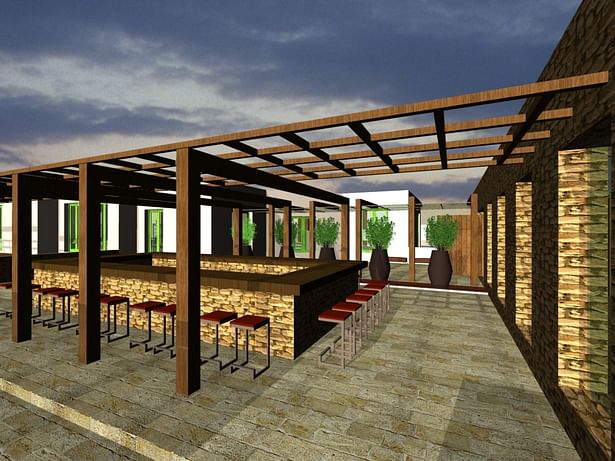 Desing & construction Sorthi : cafe-restaurant-beach bar at Mykonos - Greece by http://www.facebook.com/WORKS.C.D