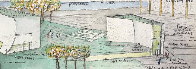 Watercolor. Image courtesy of Steven Holl Architects.