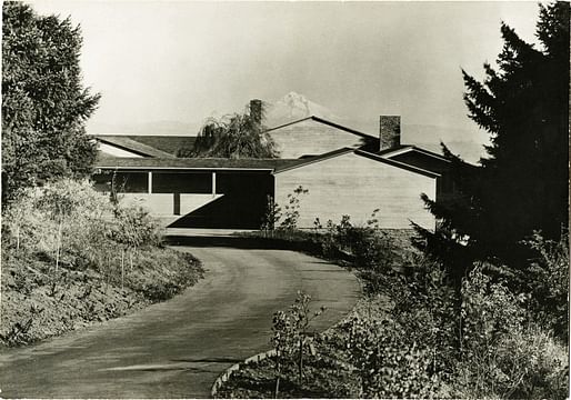 Aubrey Watzek House, Portland, Oregon, 1937; photo by Walter Boychuck, John Yeon Archive.
