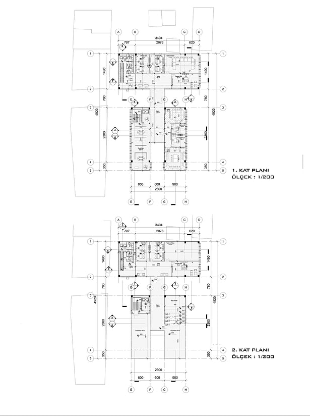 First and Second floor Plans