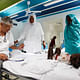 The 20-bed Nyala pediatric clinic serves refugees in South Darfur. As well as basic health care and cardiologic exams, it provides educational programs for parents. Credit Emergency.