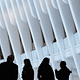 The new World Trade Center transit hub, designed by Santiago Calatrava, on Thursday. Photo: Bryan Thomas for The New York Times