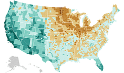 Think you live in a nice county? Find out where it stands on the nationwide Natural Amenities Index.