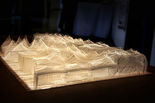 Light model - representing contours of light. 