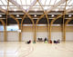 Gymnasium Regis Racine in Drancy, France by ATELIER D'ARCHITECTURE ALEXANDRE DREYSSÉ & Sébastien Muller (Photo: Guillaume Clement / Atelier Dreyssé)