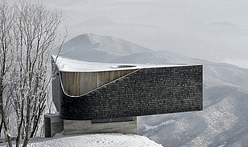 META-Project's triangular lookout offers breathtaking views of the Songhua Lake Resort