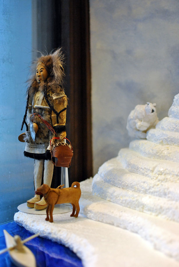 Inuit Doll (female) and Sled Dog