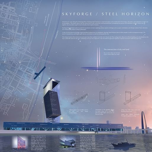 Skyforge/Steel Horizon by Kevin Bui & Garrett Gudmundson. Image: courtesy ACSA