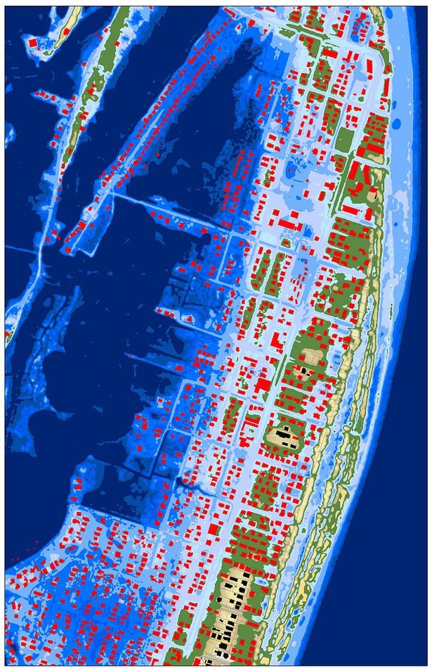 Sea Level Rise and Marsh Creep: +11' sea level rise