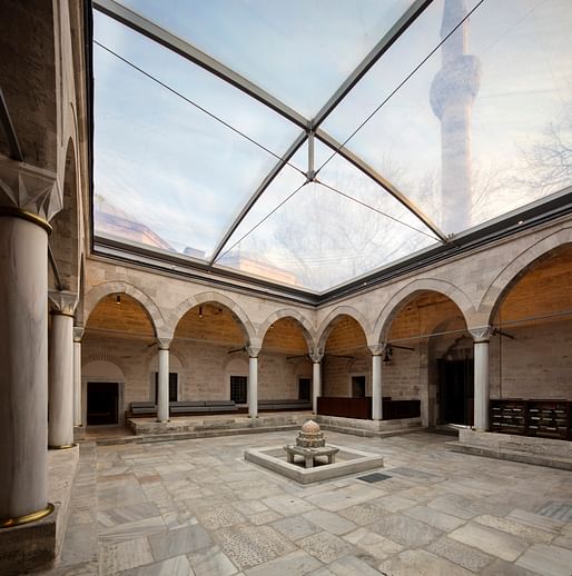 Courtyard, Beyazit State Library Renovation, Istanbul, Turkey. | Emre Dörter Photography