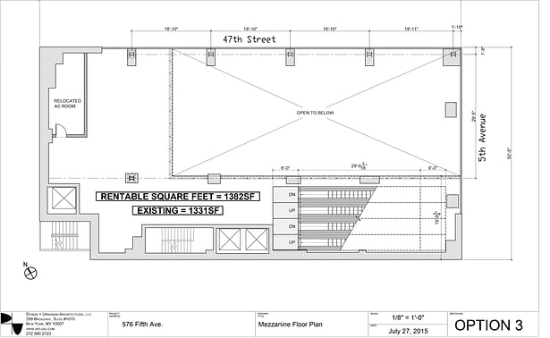 Option 3 Mezzanine Floor Plan