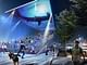 Blue Pier by by W Architecture and Landscape Architecture. Proposal for the St. Petersburg Pier Design Competition.