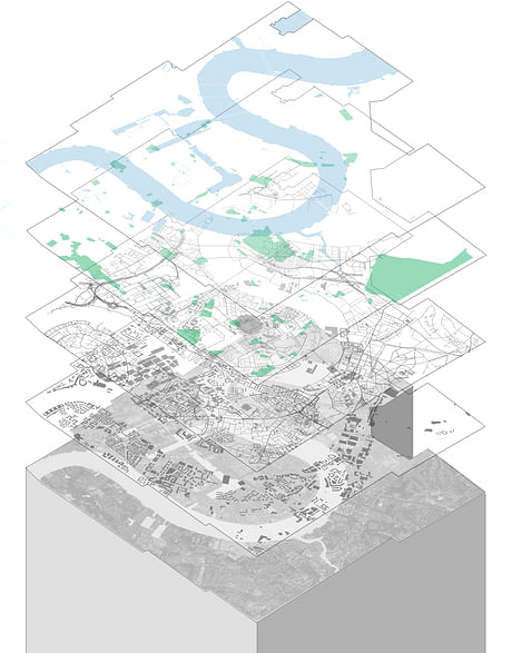 “Urban landscape concept - Diagram” via Baudoin Fort