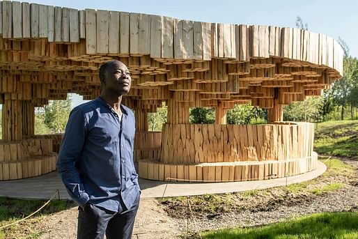 Diébédo Francis Kéré. Photo: Erik Petersen, courtesy Tippet Rise Art Center. 