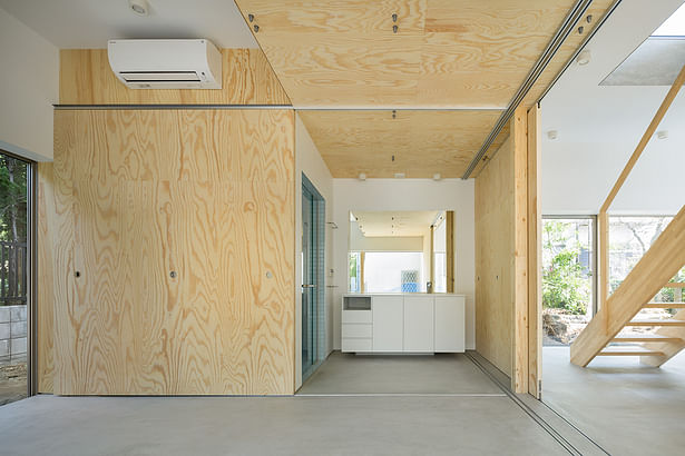 master bedroom and bath