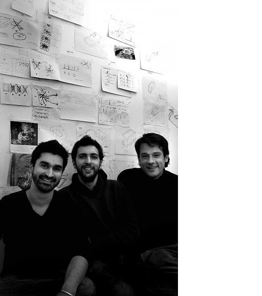 Team ABF (Etienne Feher, architect; Paul Azzopardi, urban engineer; and Noé Basch, climate engineer) from Paris, France