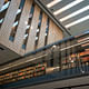 Detail of stack, open access gallery and rooflights in Blackwell Hall. Photo: John Cairns, copyright to ‘Bodleian Libraries, University of Oxford’