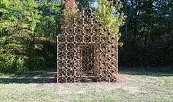 OMG! designs "Primitive Hut," a pavilion that will decompose over time