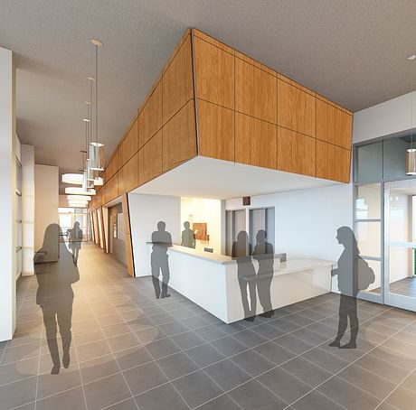 OSU Building A Lobby Interior Render