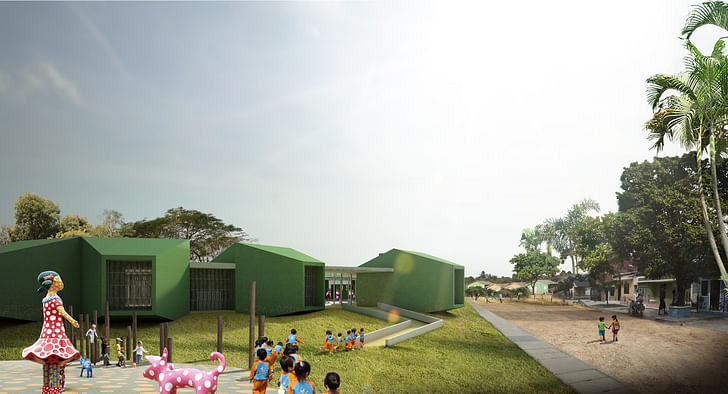 Kindergartens in Altantico Colombia, image courtesy of El Equipo de Mazzanti.