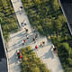 Aerial view of New York City's High Line (photo by Iwan Baan)