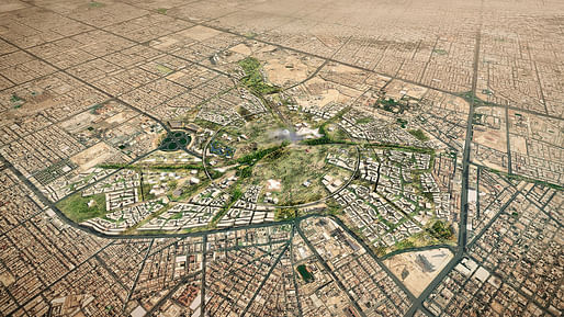 King Salman Park, Riyadh, Kingdom of Saudi Arabia, 2024 by Omrania and Henning Larsen Architects.
