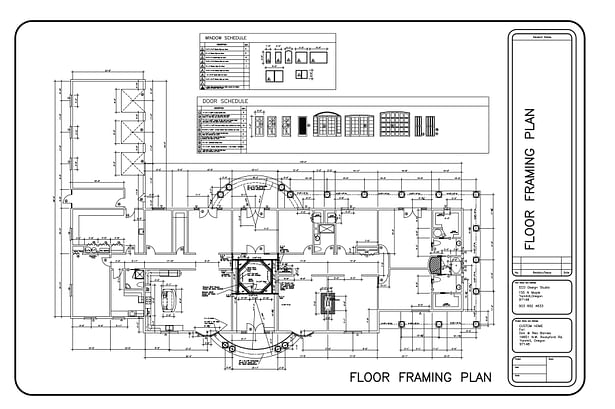 Barnes Floor Framing Plan