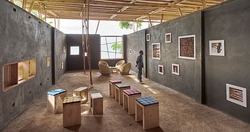 Cassia Co-op Training Centre by TYIN tegnestue Architects (interior view of the Showroom) photo by Pasi Aalto