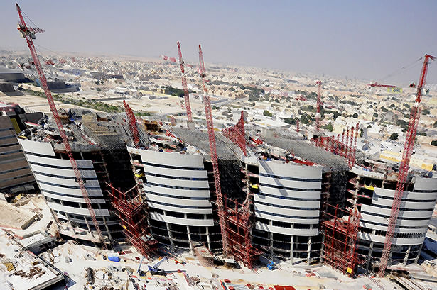 Sidra Medical and Research Centre: Construction View