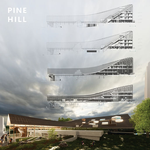 1st Place Winner: Pine Hill from the New Jersey Institute of Technology. Image courtesy ACSA.