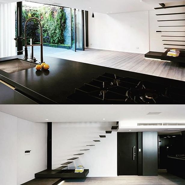 kitchen - living room