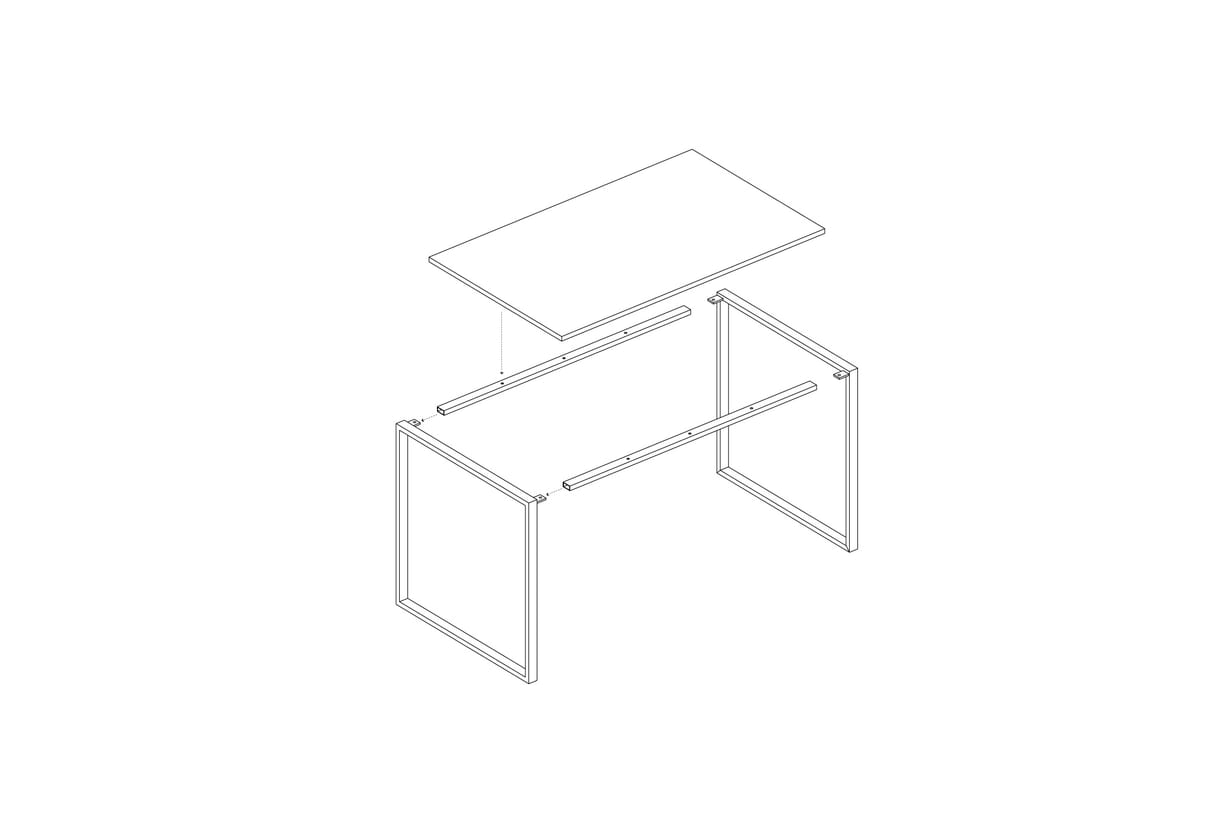Steel Tube Table | SYNECDOCHE | Archinect