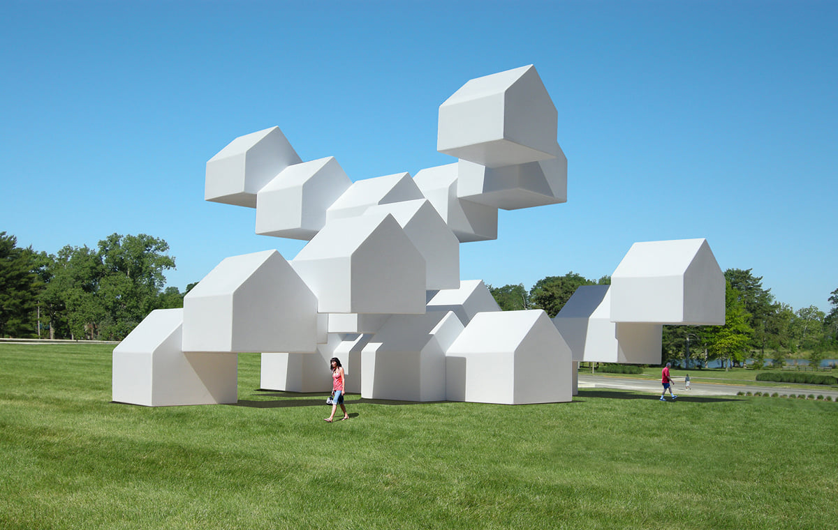 The Modular House Pavilion (A public art installation) | michael ...