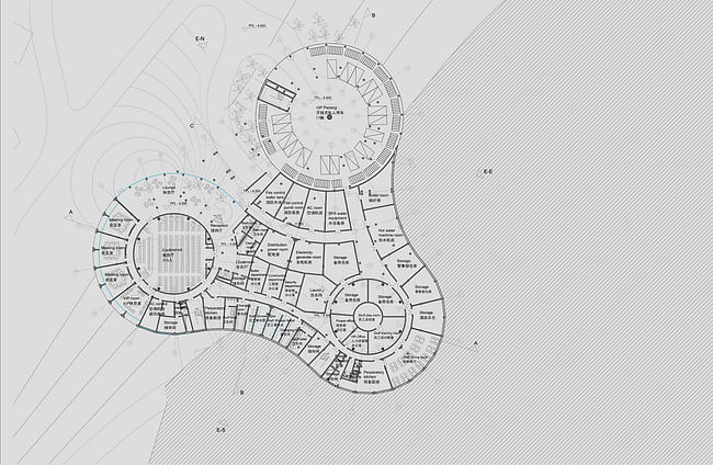 Plan - The Myrtle Garden by graft lab architects and penda. Image courtesy of penda.