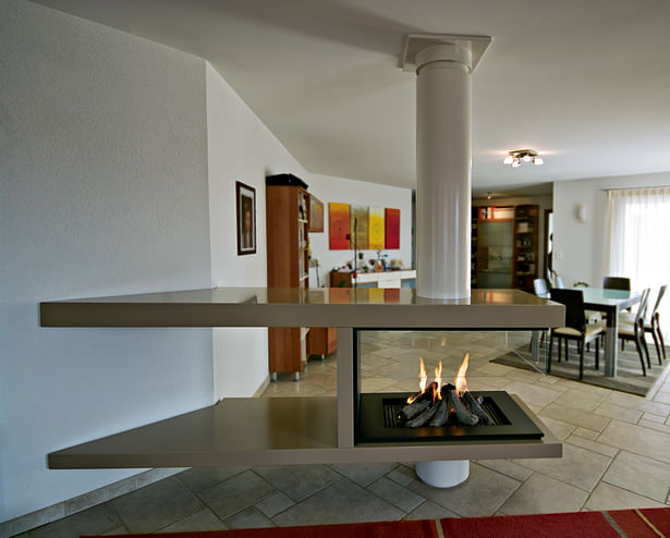 Bloch Design free standing fireplace 1