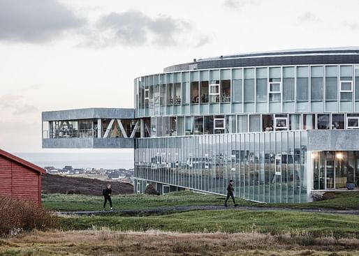 Glasir Tórshavn College, BIG-Bjarke Ingels Group | Tórshavn, Faroe Islands. Photo courtesy of World Architecture Festival.