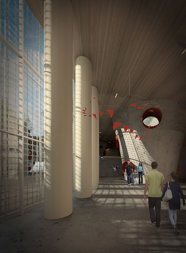 Helsinki Guggenheim Competition Interior Entry